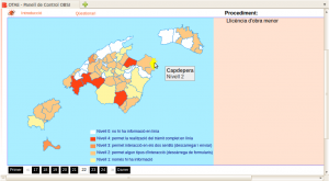 Presentación geográfica de los resultados de un indicador