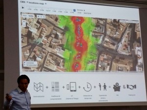 Flujos de personas en Palma captadas por Mallorca Wifi explicado por Mauricio Socias