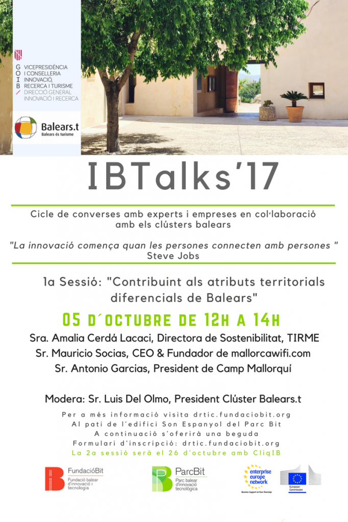 IBTalks´17 amb Balears.T 05/10/17