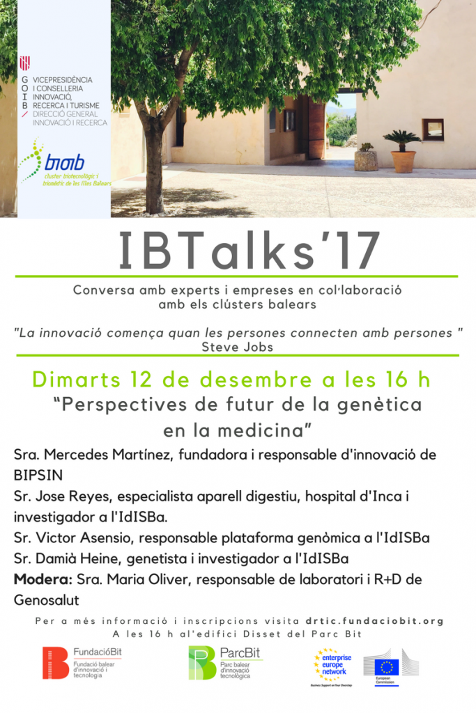 #IBTalk'17 amb Bioib