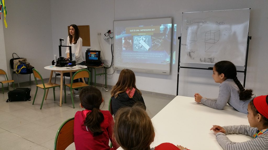 Taller impressores 3D a primària. CEIP Son Basca. Sa Pobla. 