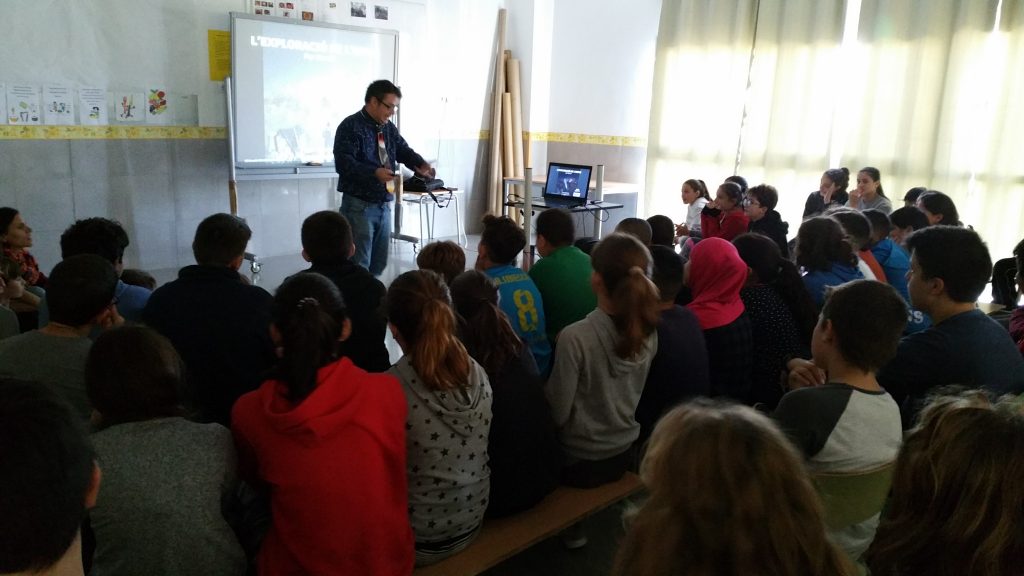 Conferència sobre exploració de l'espai. CEIP Son Basca. Sa Pobla