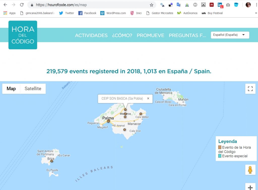Participació Illes Balears a l'Hora del Codi